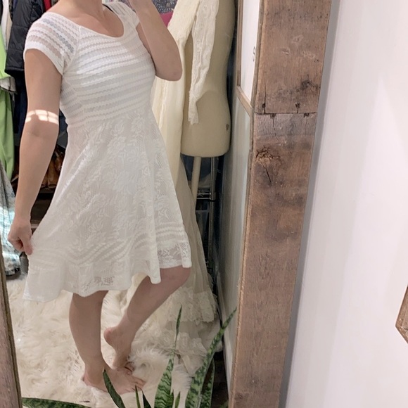 Ny collection white lace dress size 6 - Picture 1 of 6